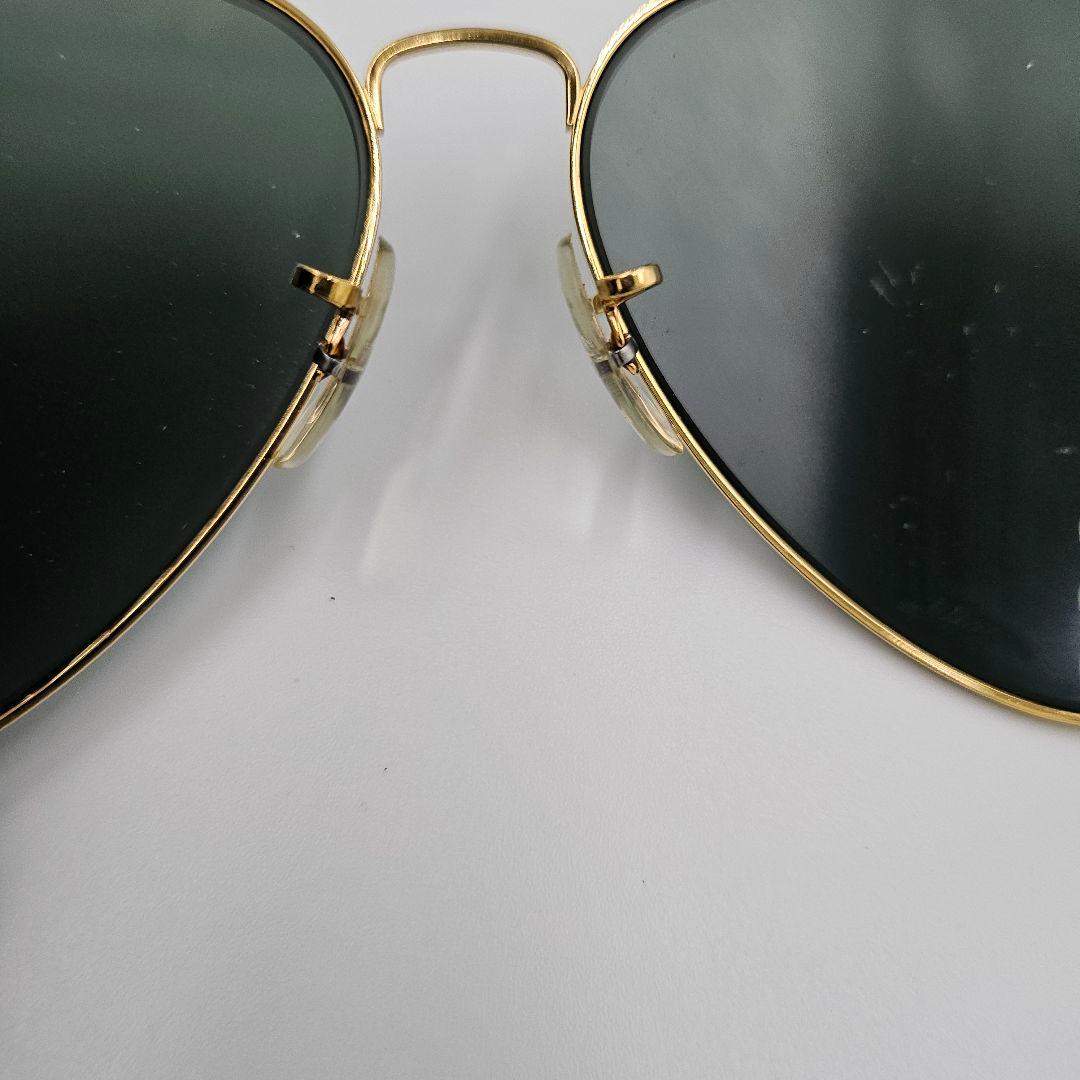 美品　Ray-Ban　レイバン　アビエーターゴールドメタルツーブリッジ
