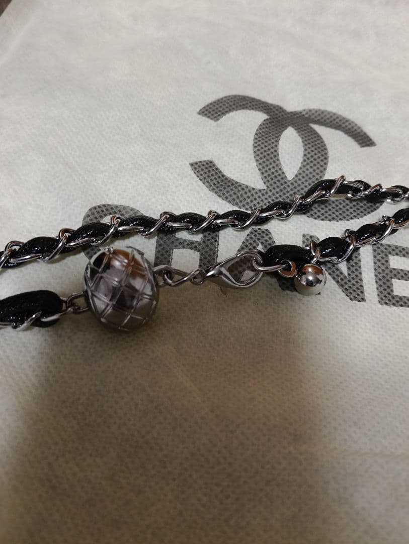 CHANEL　 ノベルティ ブラック キルティング バッグ