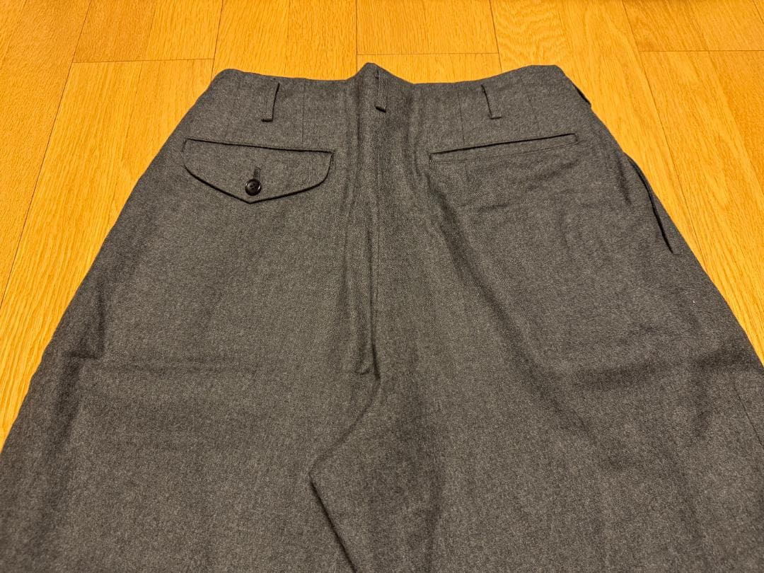 COMME des GARCONS HOMME PLUS 2タック ウールパンツ