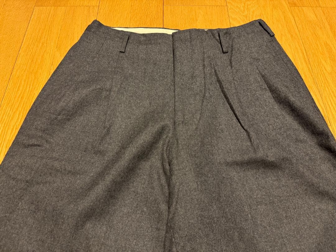 COMME des GARCONS HOMME PLUS 2タック ウールパンツ