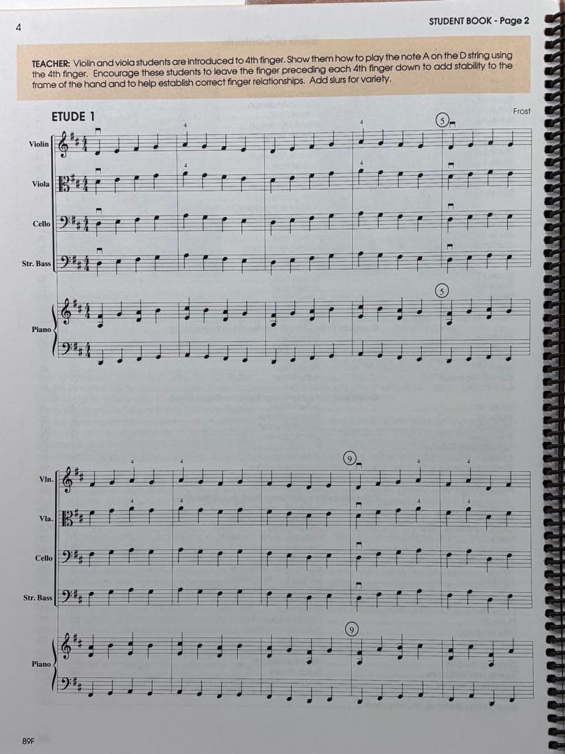 SOLOS & ETUDES １＆２　弦楽　スコアとパート譜