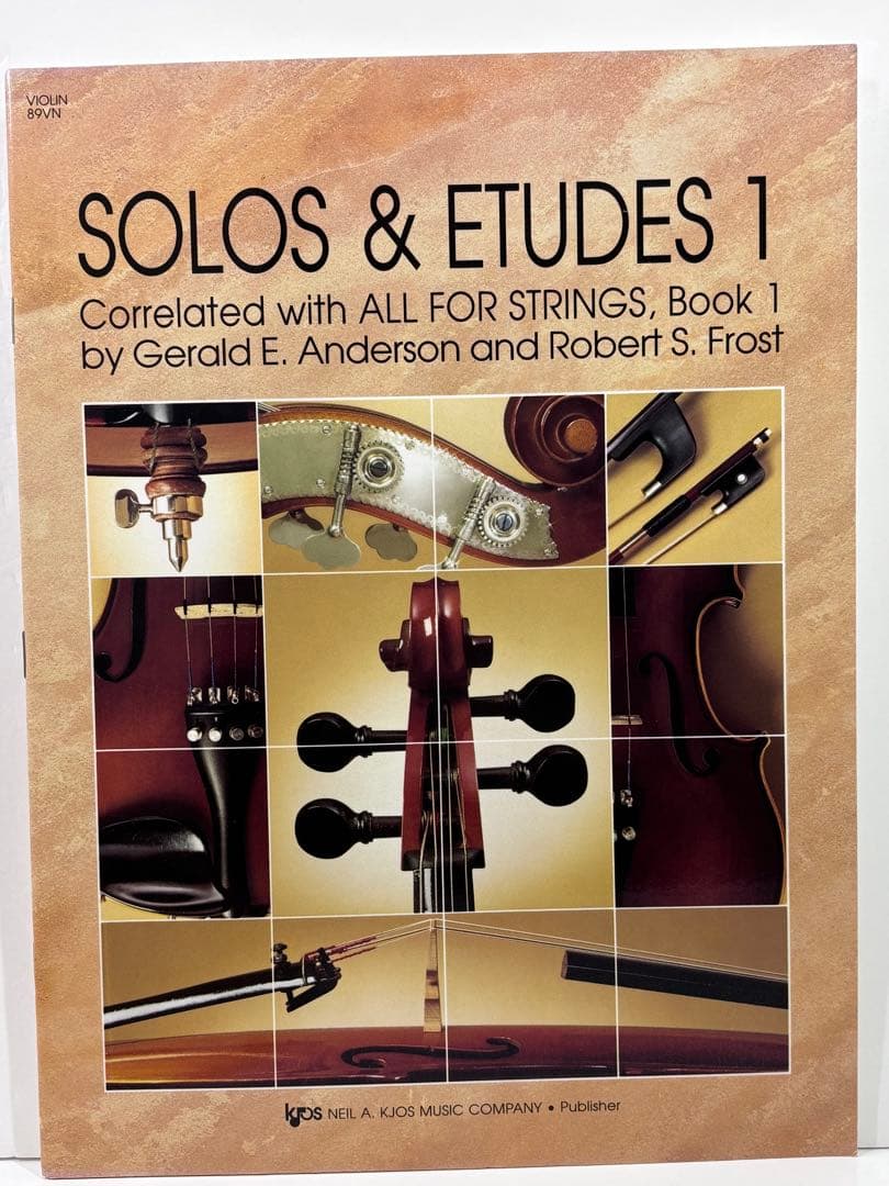 SOLOS & ETUDES １＆２　弦楽　スコアとパート譜