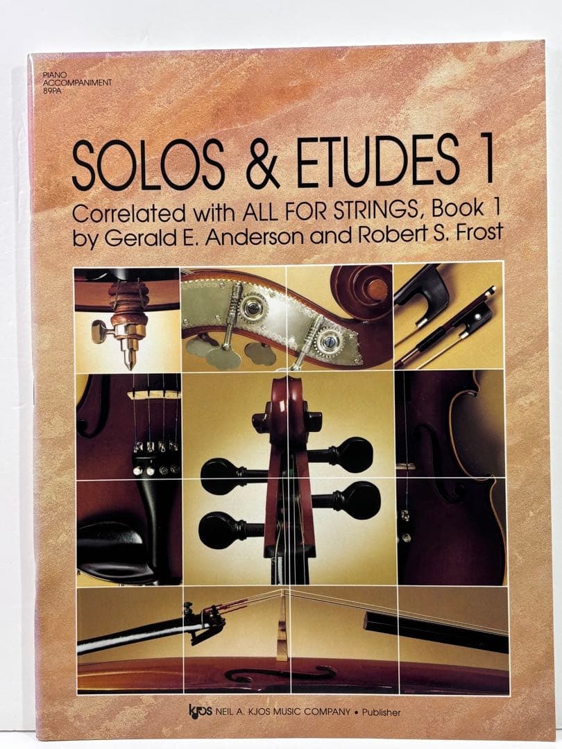 SOLOS & ETUDES １＆２　弦楽　スコアとパート譜