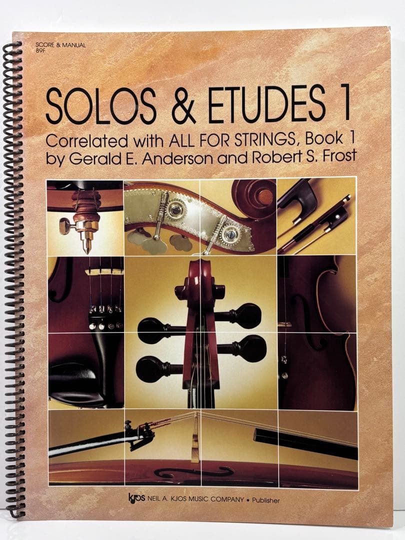 SOLOS & ETUDES １＆２　弦楽　スコアとパート譜