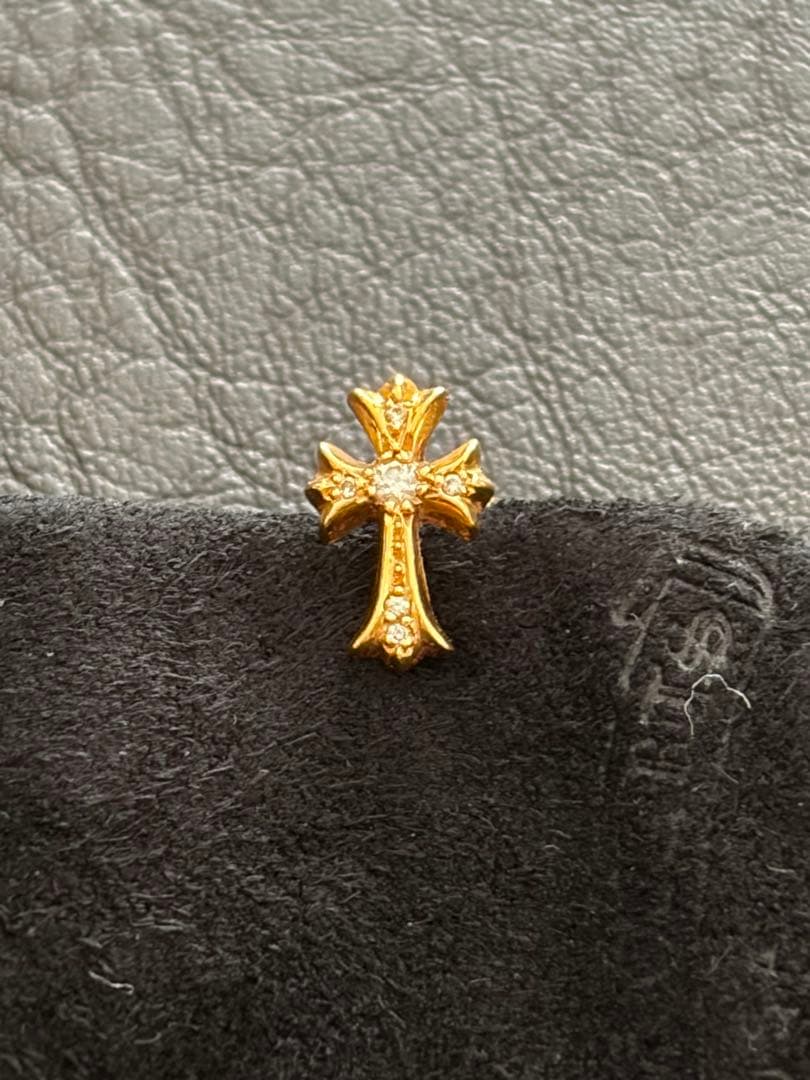 クロムハーツ 22K CH CROSS FAT パヴェダイヤ