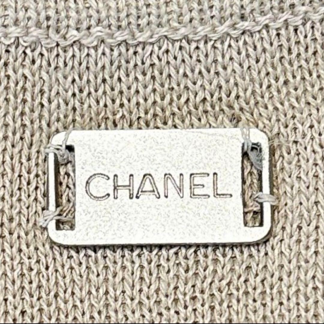 CHANEL シャネル vintage ロゴ ノースリーブ タンクトップ
