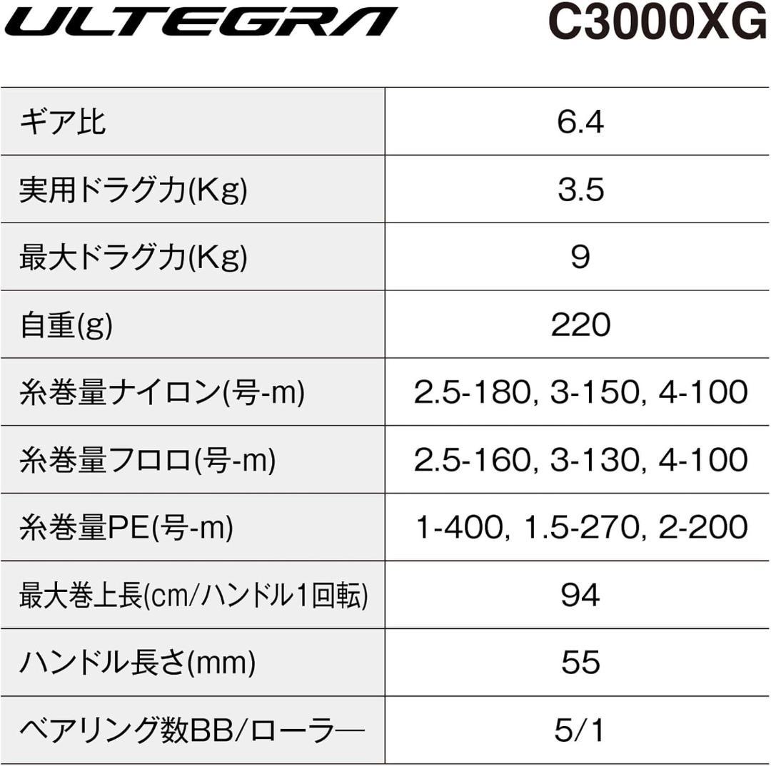 シマノ　25アルテグラ　 C3000XG　【新品】
