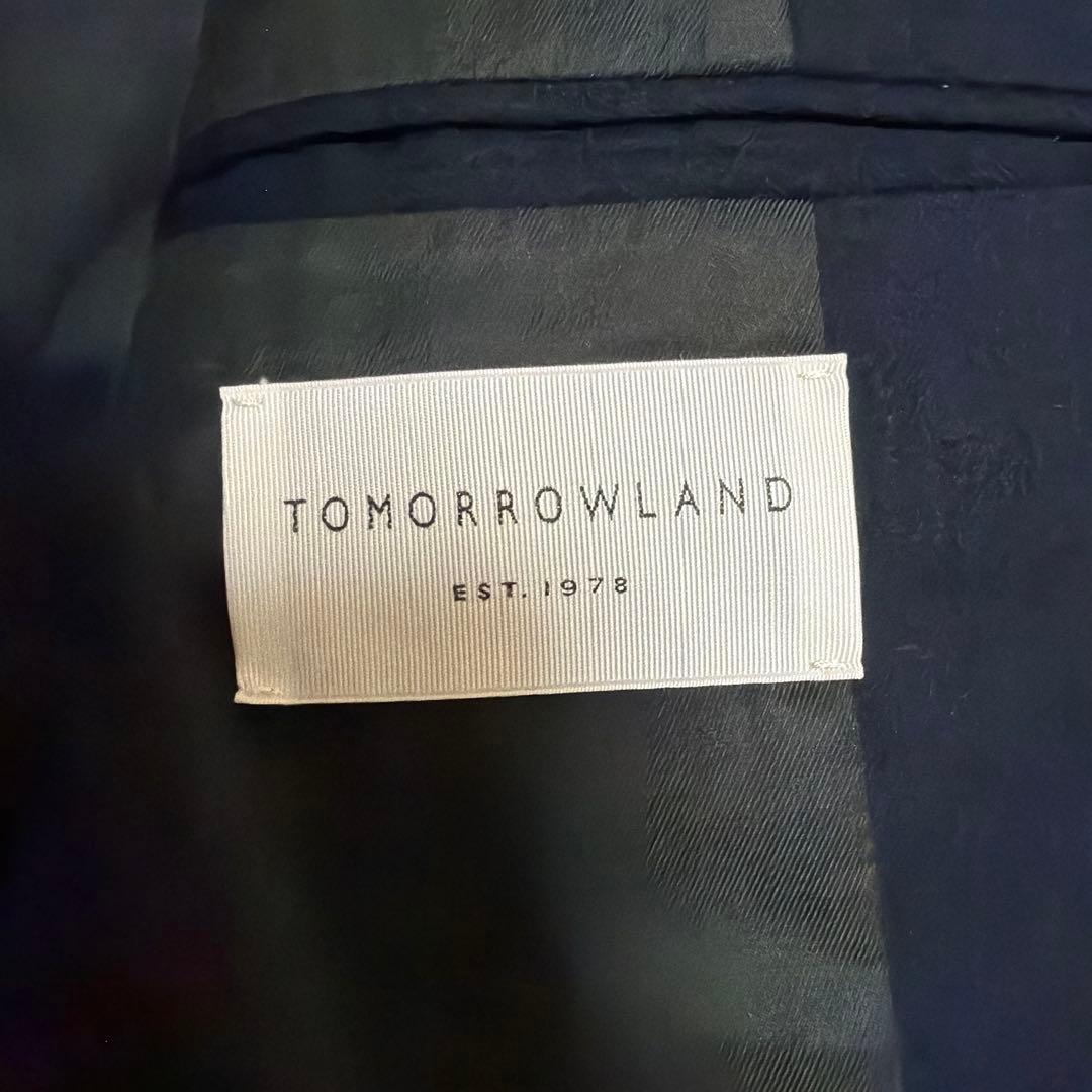 トゥモローランド　セットアップ　ビジネススーツ　ネイビー　紺　上下　メンズ