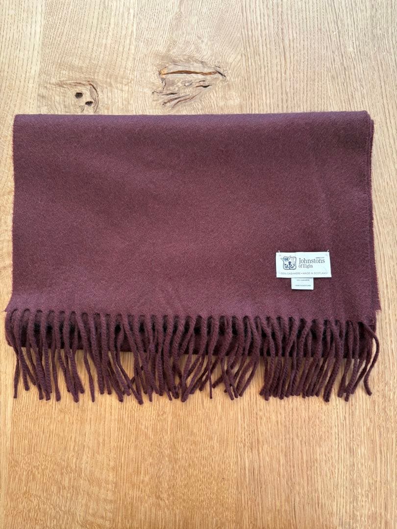 【最終お値下げ】ジョンストンズ カシミヤ中判ストール カシミヤマフラー