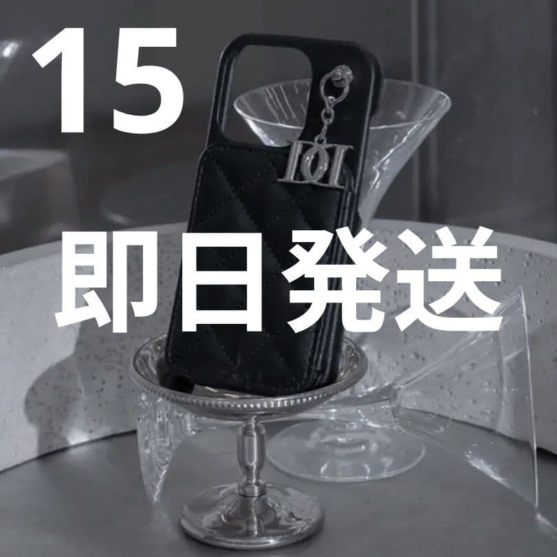 15　Darich ダーリッチ キルティングミラーDDチャームiPhoneケース