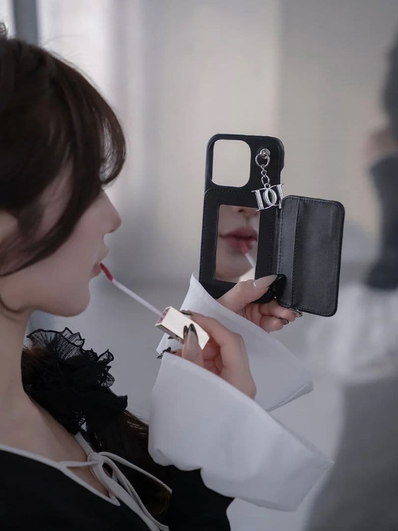 15　Darich ダーリッチ キルティングミラーDDチャームiPhoneケース
