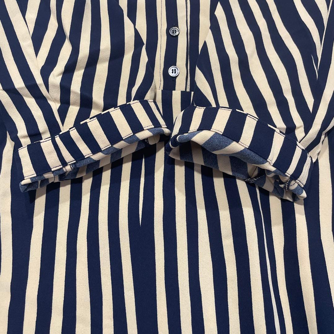 Max Mara マックスマーラ ストライプ マキシワンピース ロングワンピース