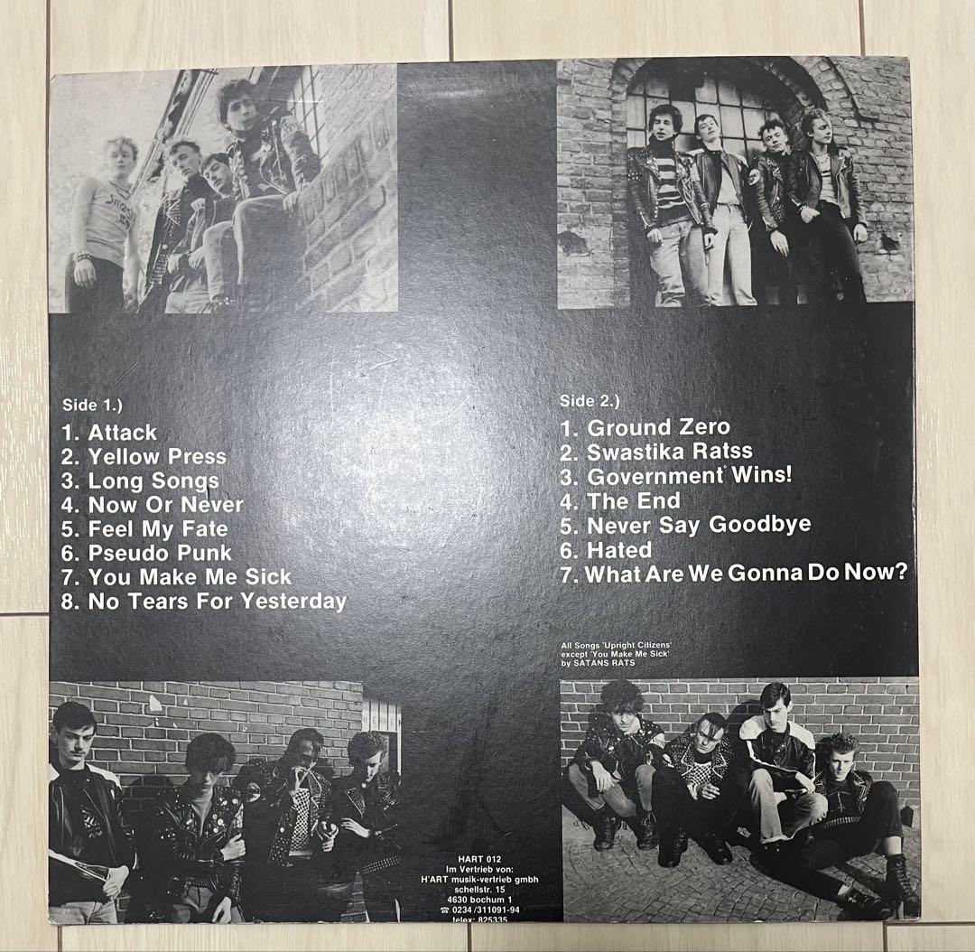 UPRIGHT CITIZENS LP レコード