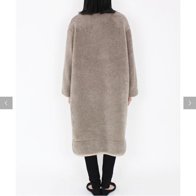 FLORENT　ボア　ロングコート ベージュ　サイズ1