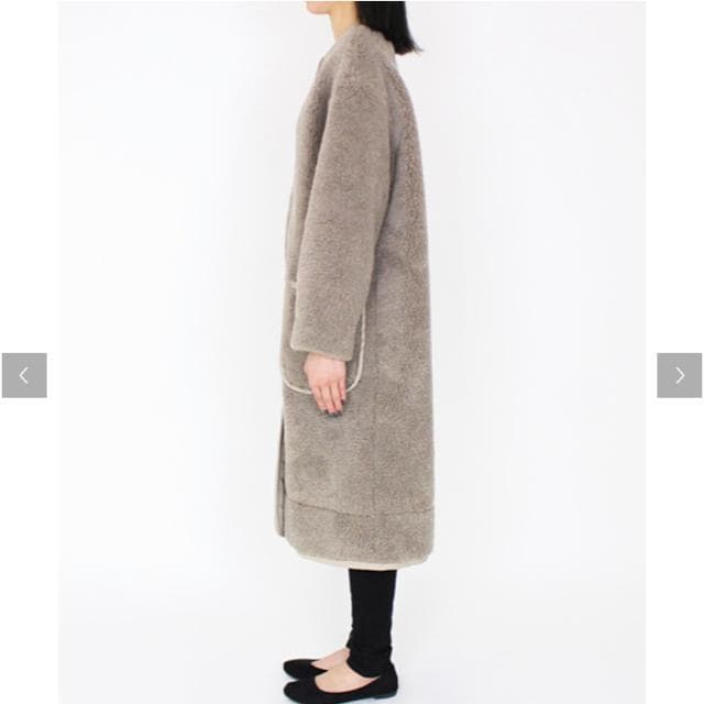 FLORENT　ボア　ロングコート ベージュ　サイズ1