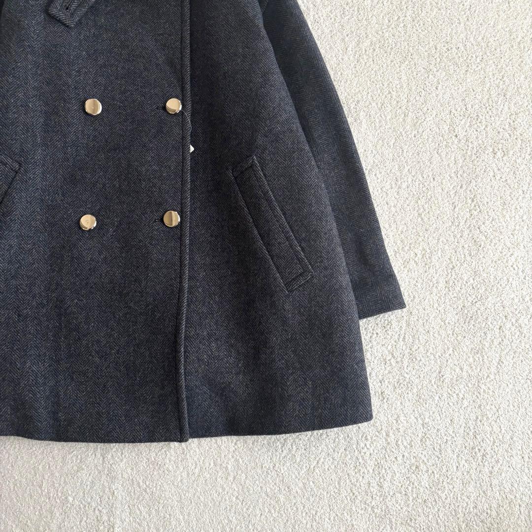 【新品】レサージュSUPER120 MANTECOステンカラーショートコート