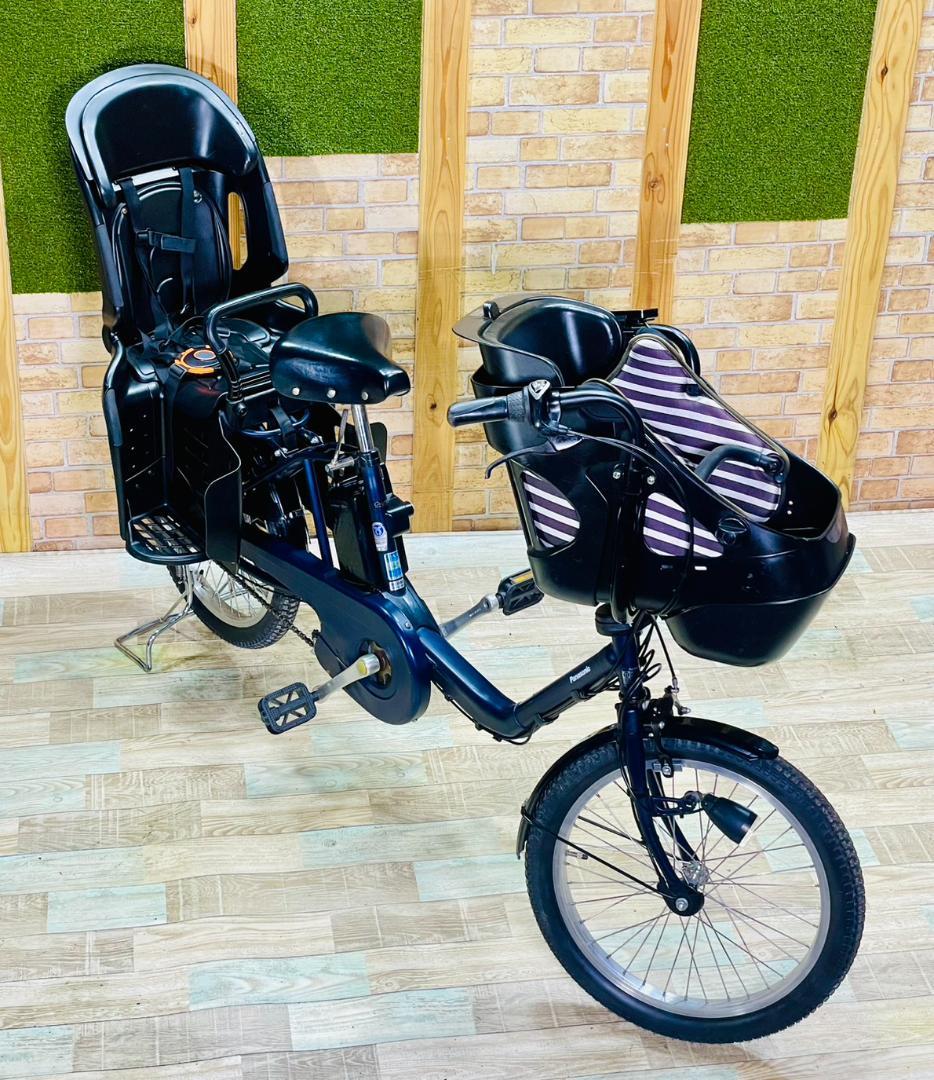 ネイビー 2018 パナソニック 子供乗せ電動アシスト自転車 H3337