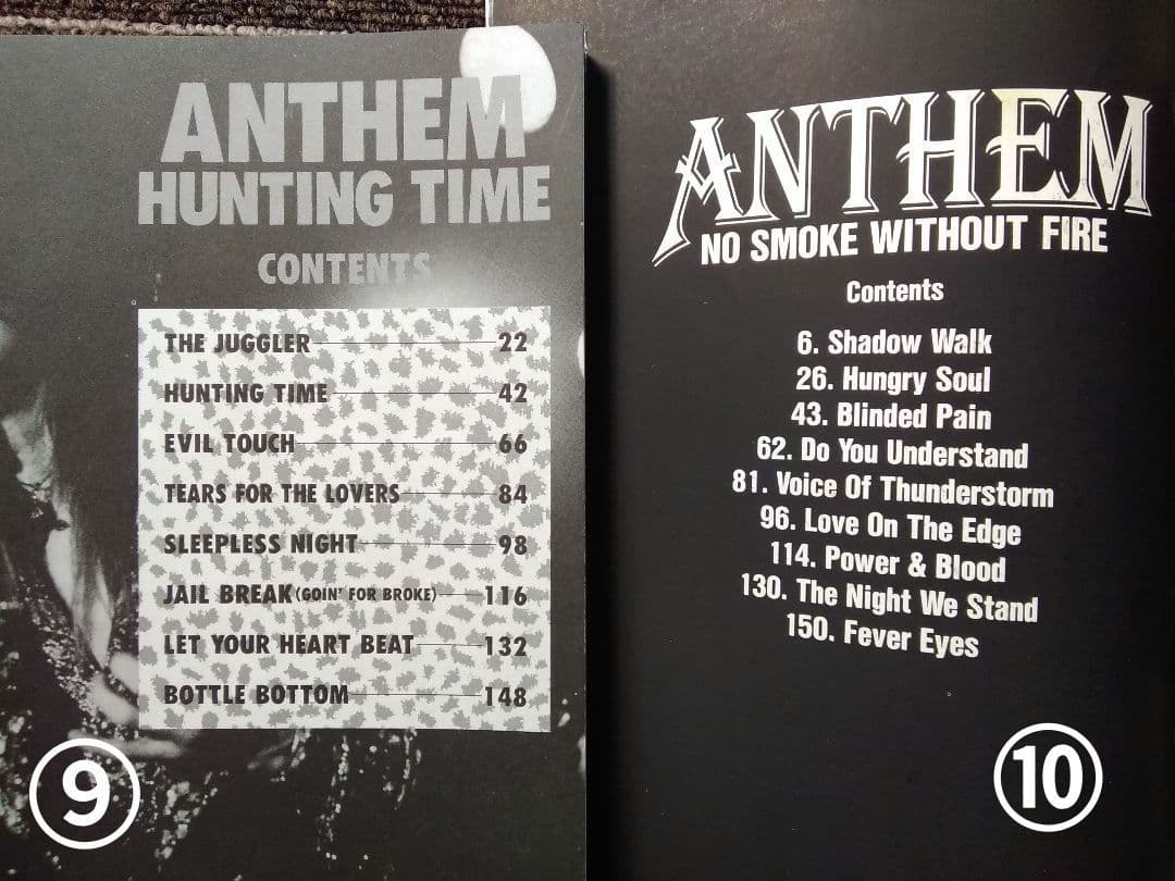 アンセム 楽譜 Anthem スコア 11冊セット まとめ売り