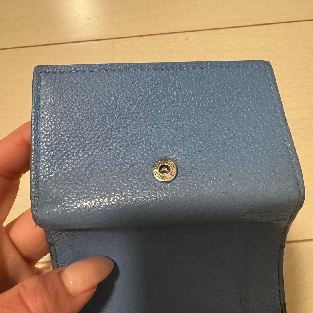 Louis Vuitton 三つ折り財布 ブルー