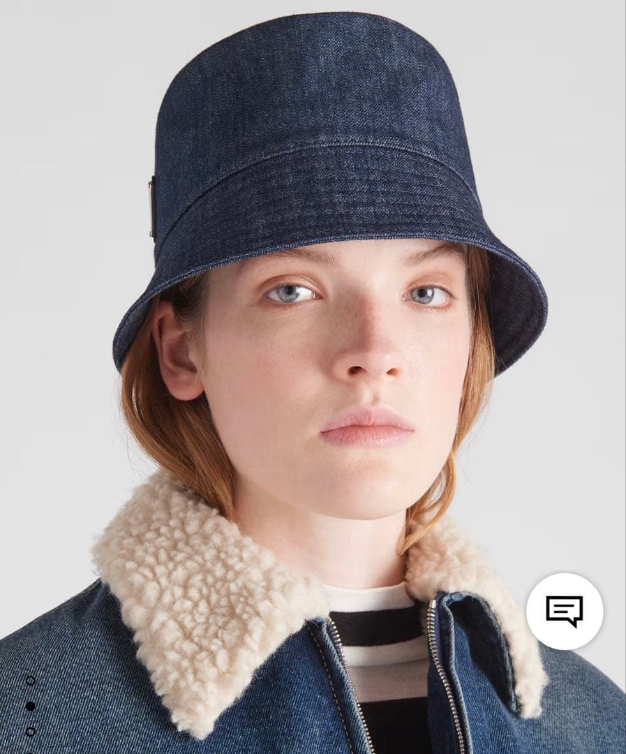 最終お値下げ‼️PRADA リバーシブル バケットハット Mサイズ