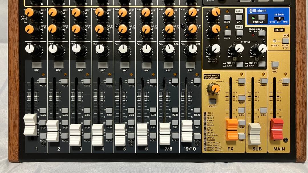 新品同様 TASCAM Model 12 ミキサー・MTR（付属品揃・元箱あり）