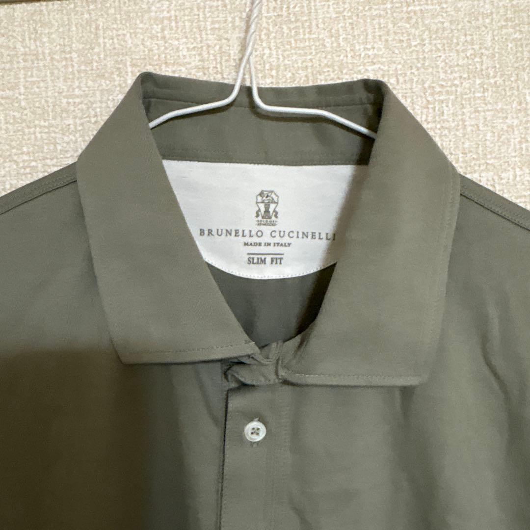 BRUNELLO CUCINELLI ポロシャツ オリーブグリーン