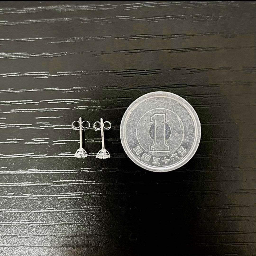 AVALANCHE アバランチ 14Kホワイトゴールド スタッズ ピアス 3mm