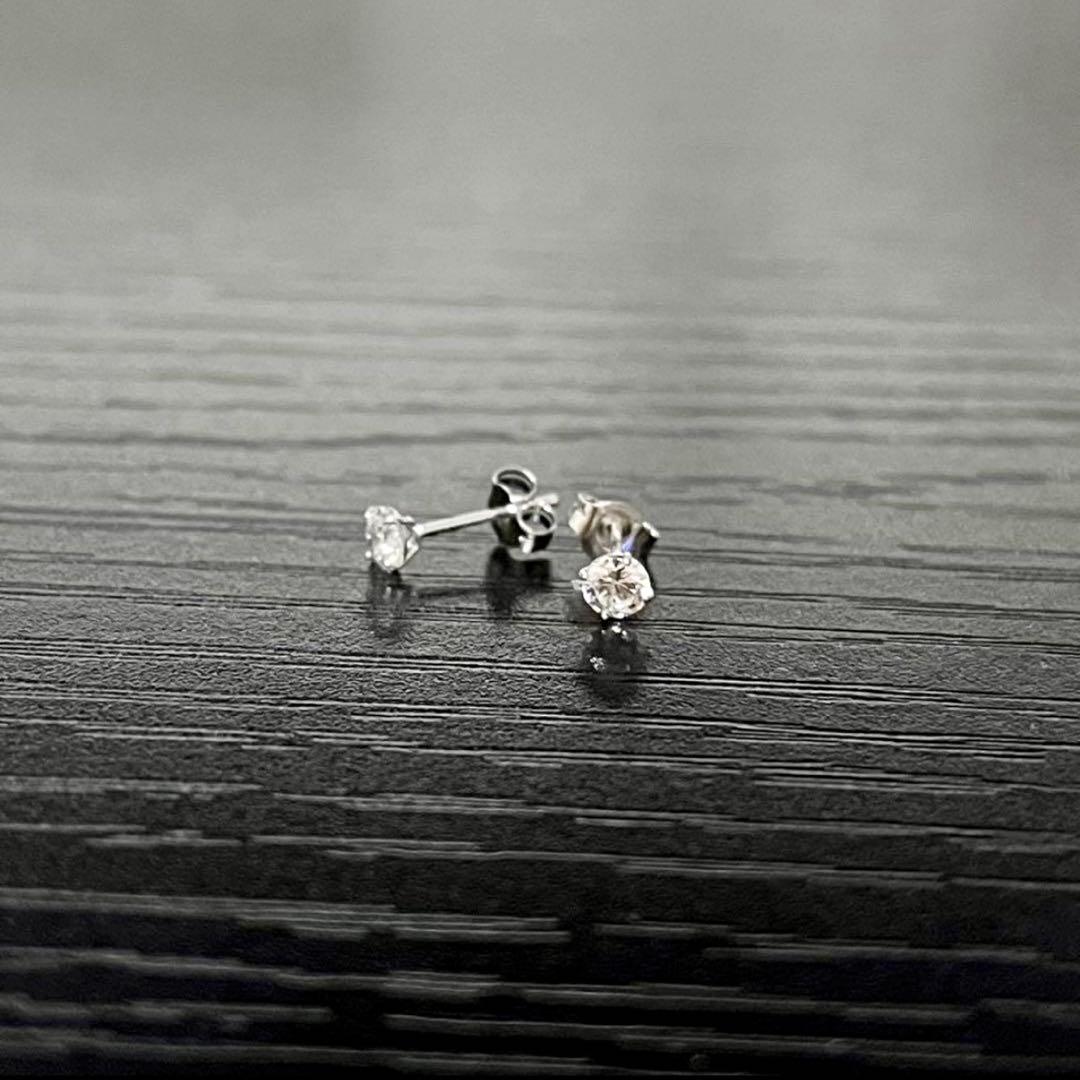 AVALANCHE アバランチ 14Kホワイトゴールド スタッズ ピアス 3mm