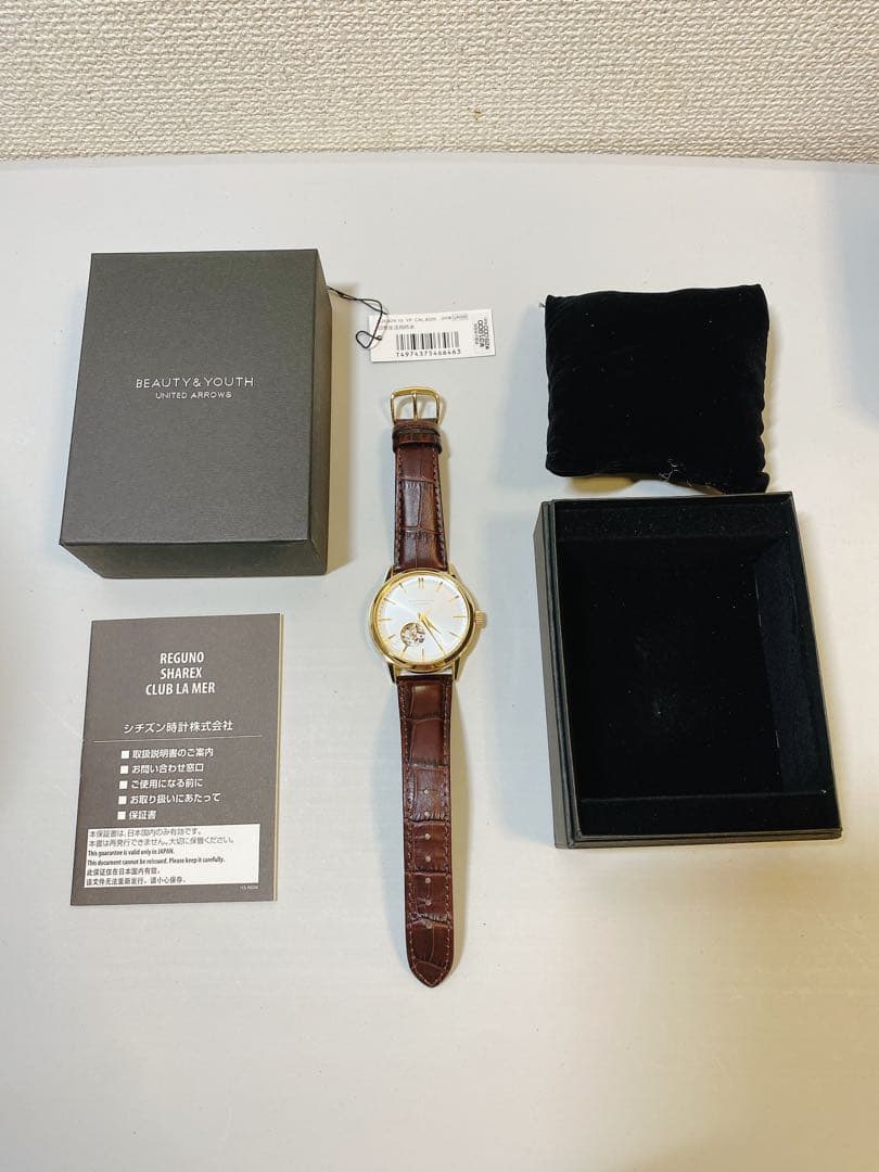 BEAUTY&YOUTH United Arrows自動巻き腕時計 メンズ