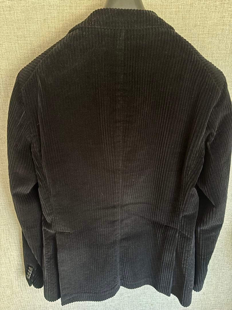 TAGLIATORE ブラック コーデュロイジャケット