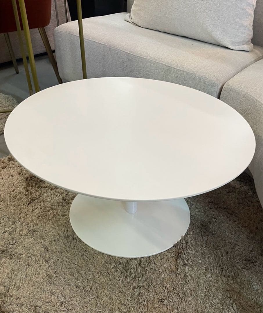 コーヒーテーブル　ローテーブル　直径70cm