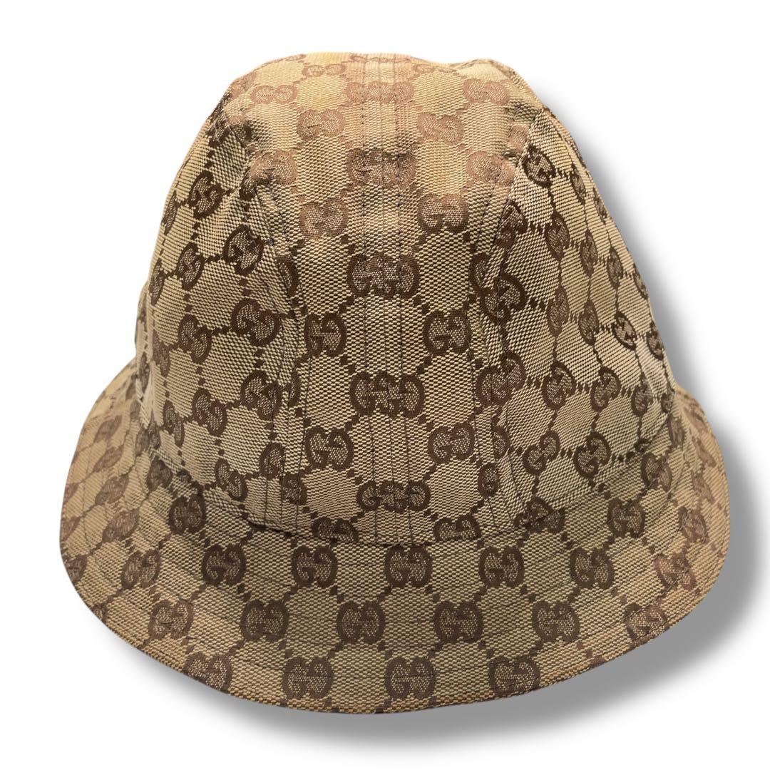 GUCCI グッチ GGキャンバス バケットハット イタリア製 ユニセックス