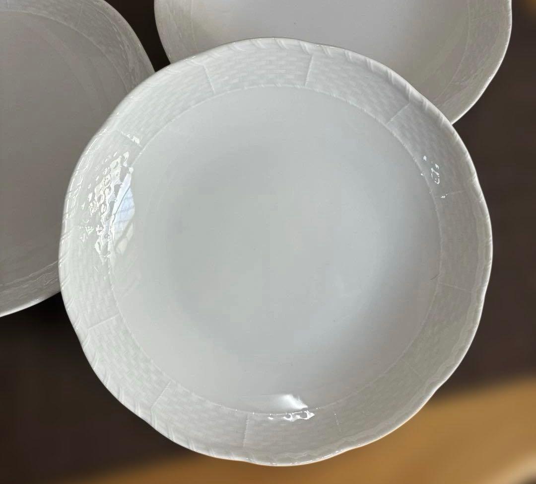 リチャードジノリ ベッキオホワイト19cm３枚