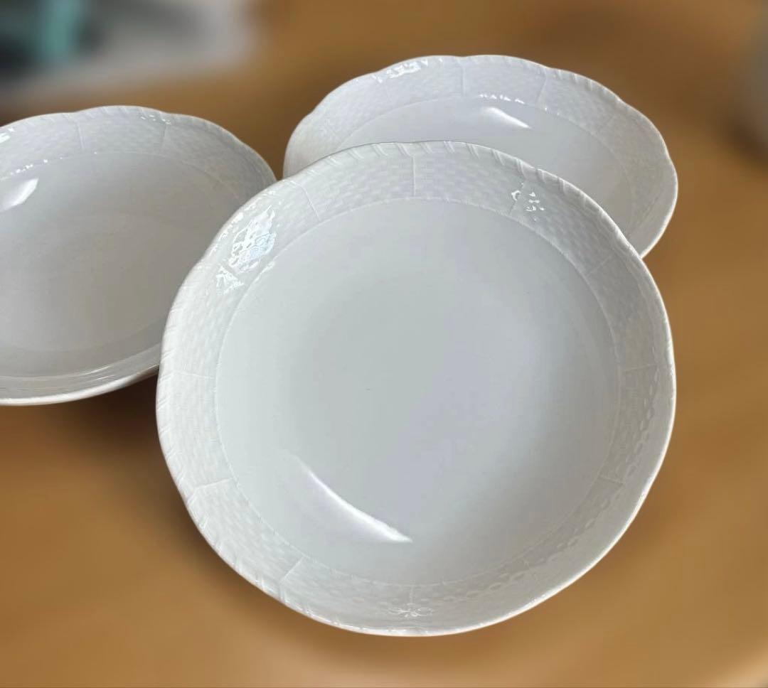 リチャードジノリ ベッキオホワイト19cm３枚