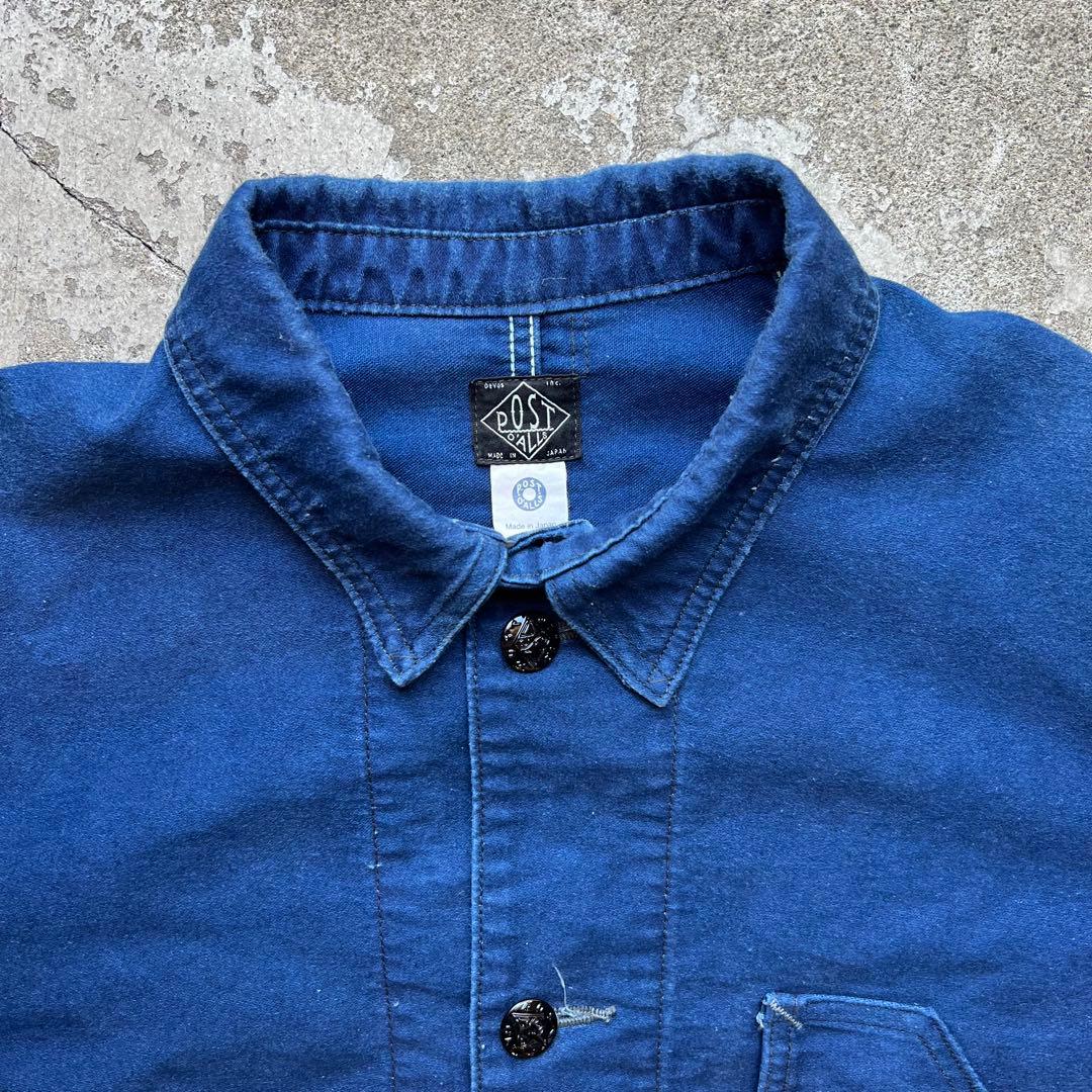 POST OVERALLS No.1 ジャケット 藍染め