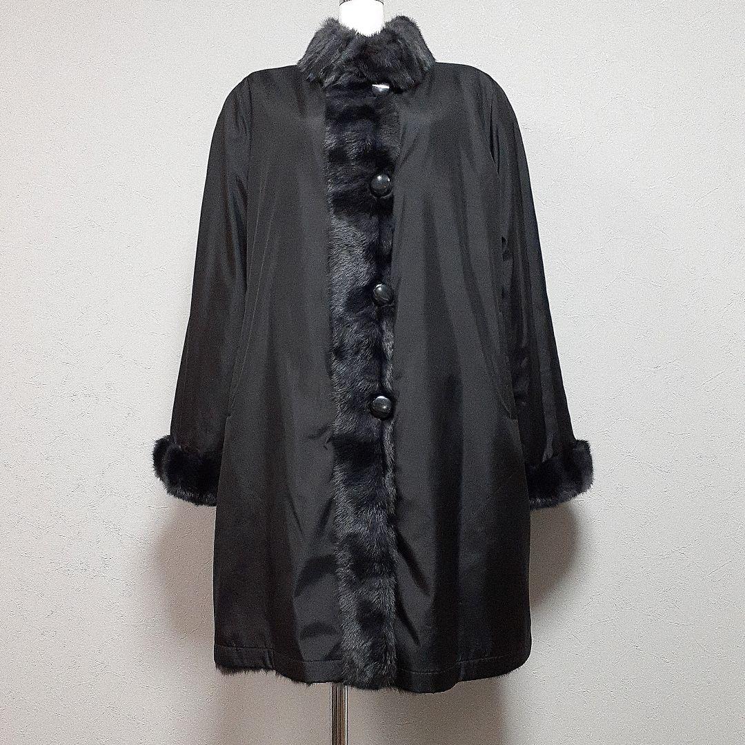 ロシアンリス×シルク リバーシブル コート