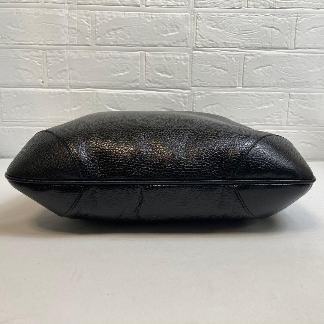 【極美品】HIGH-CLASSハイクラス　ワンショルダーバッグ　レザー　ブラック