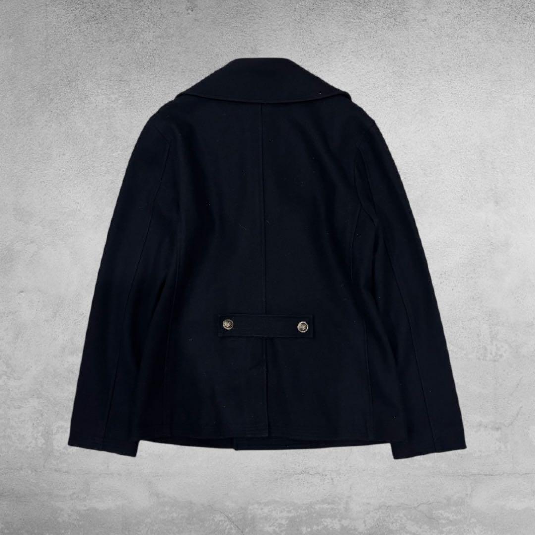 ナポレオンジャケット Pコート ウール ダークネイビー モード お兄系 y2k