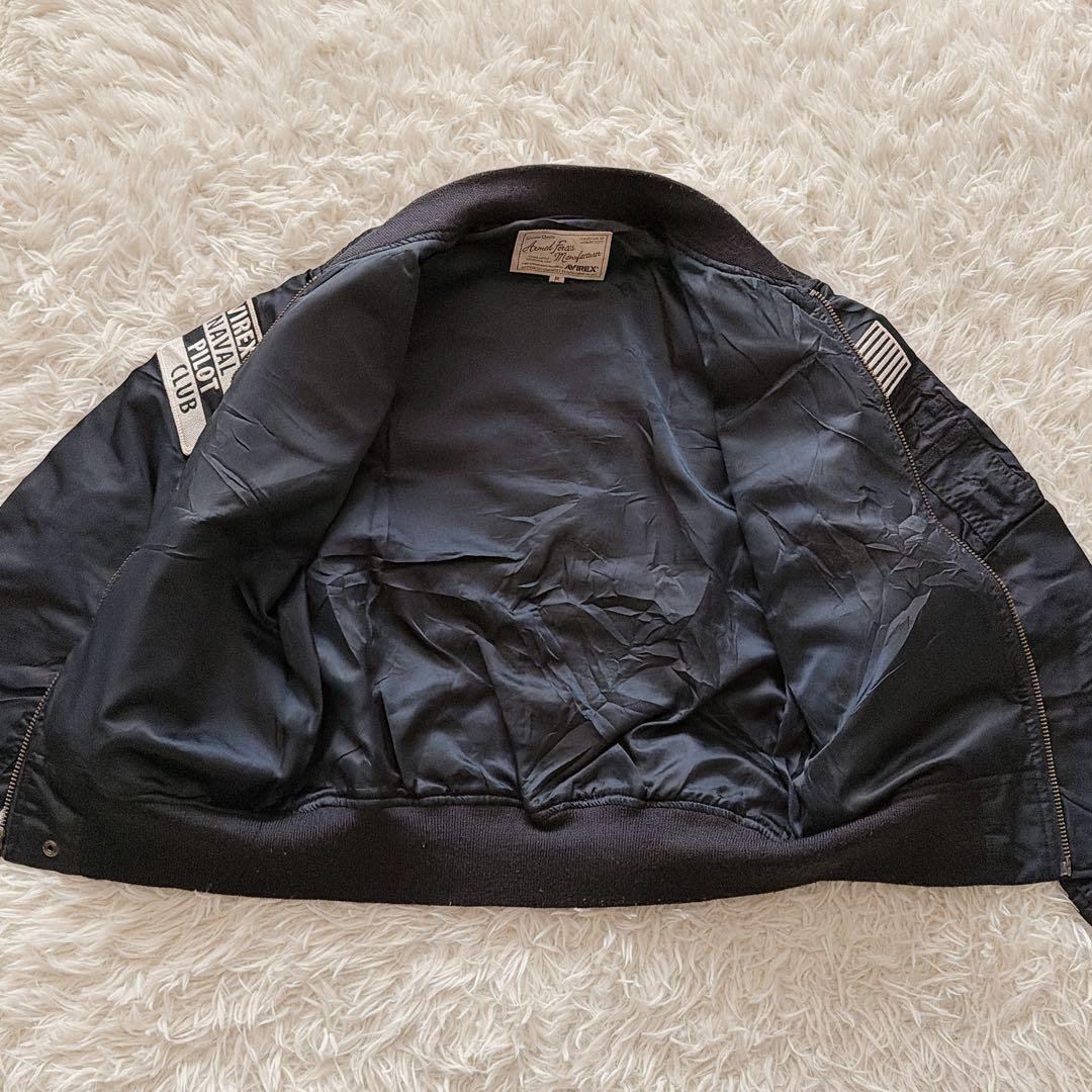 AVIREX MA-1タイプ フライトジャケット トムキャットデザイン ワッペン