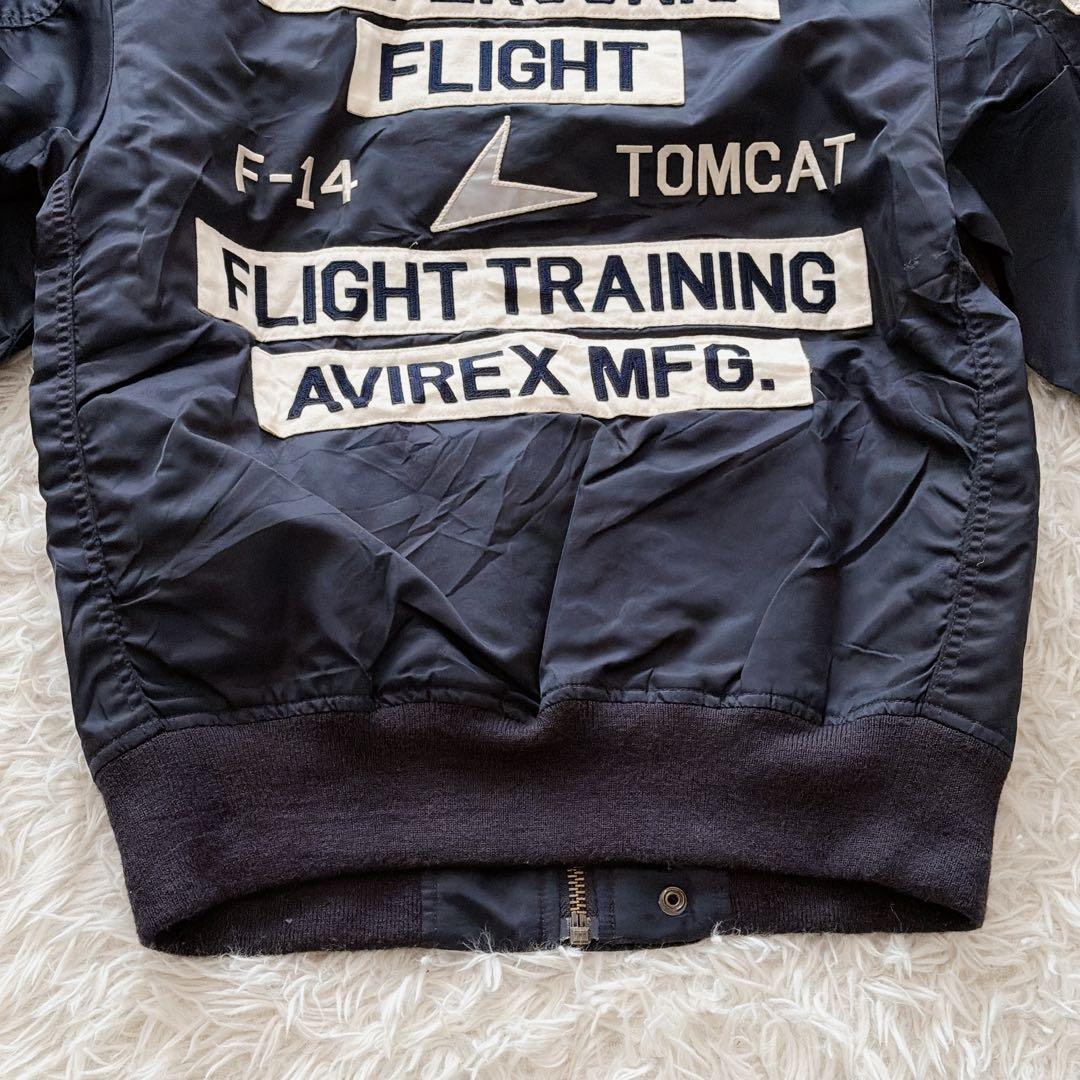 AVIREX MA-1タイプ フライトジャケット トムキャットデザイン ワッペン