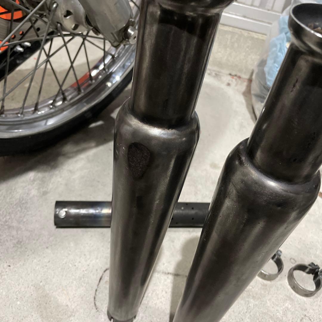 ハーレー　トランペット　マフラー　サイレンサー