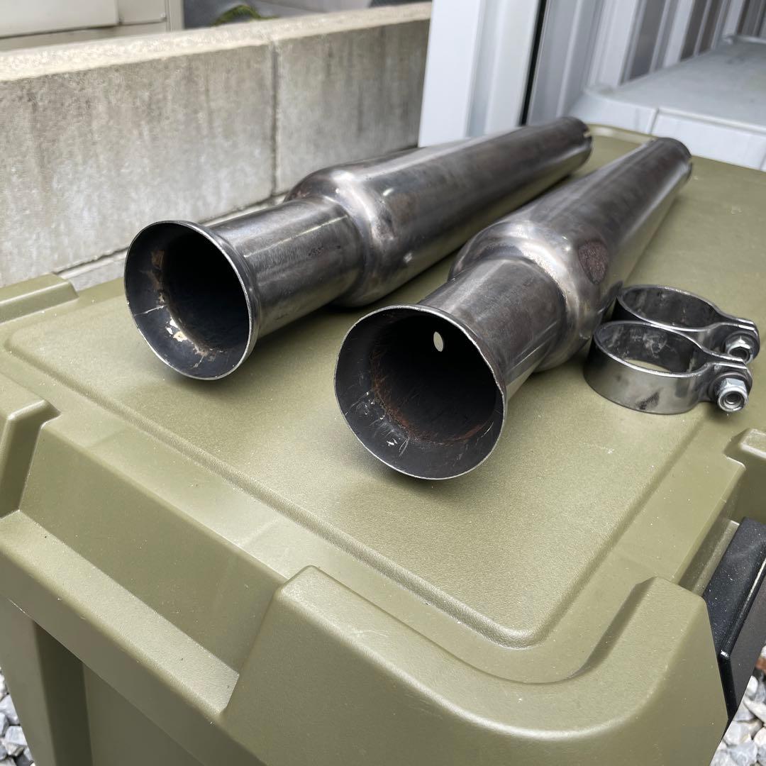 ハーレー　トランペット　マフラー　サイレンサー