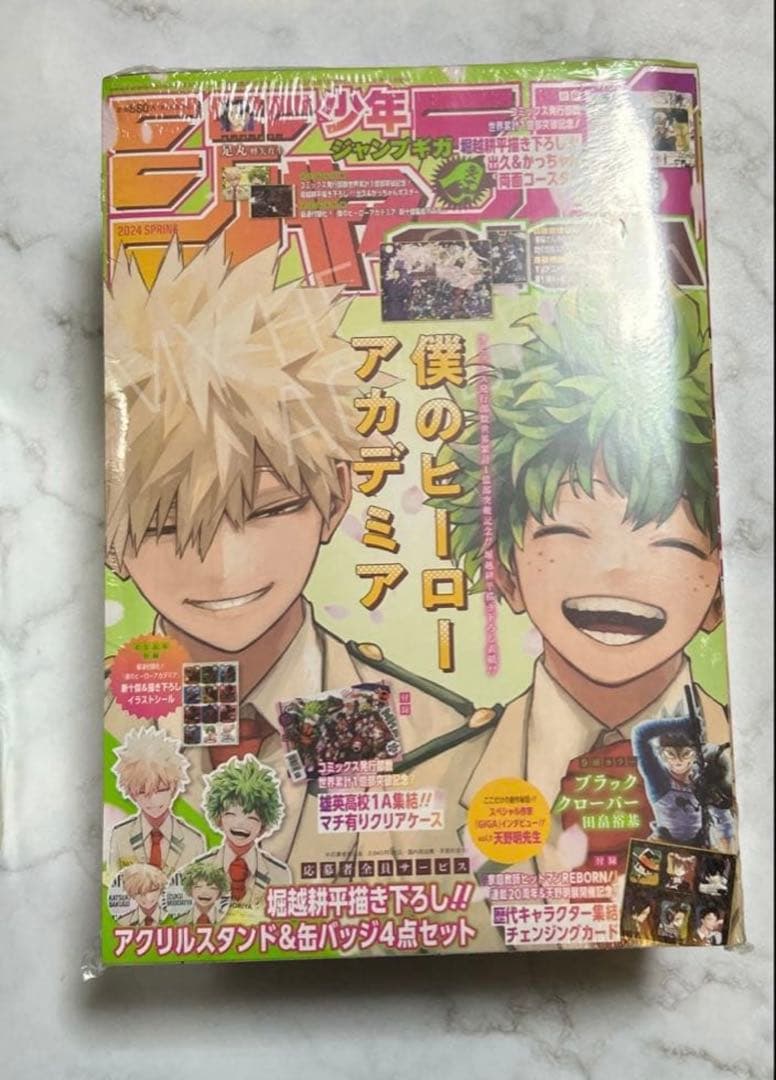 2024 Spring ジャンプGIGA ヒロアカ 未開封