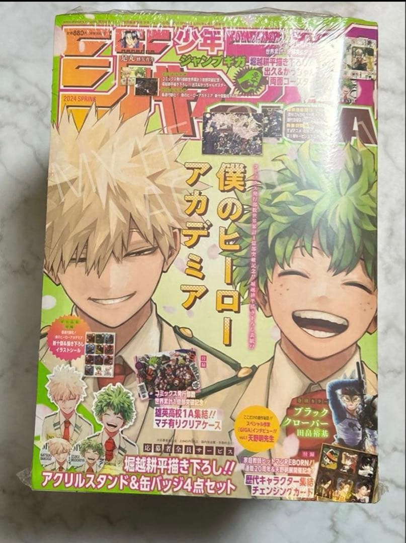 2024 Spring ジャンプGIGA ヒロアカ 未開封