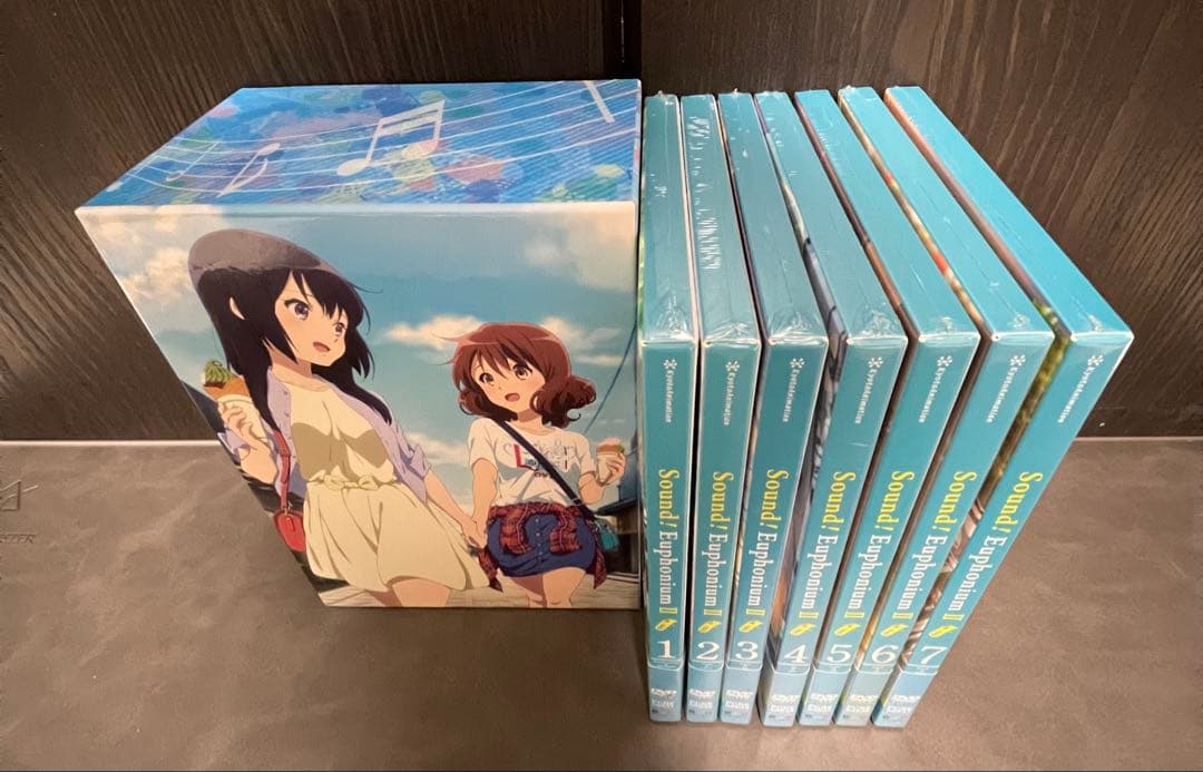 響け！ユーフォニアム DVD 初回生産限定版 新品未開封 全7巻 収納BOX