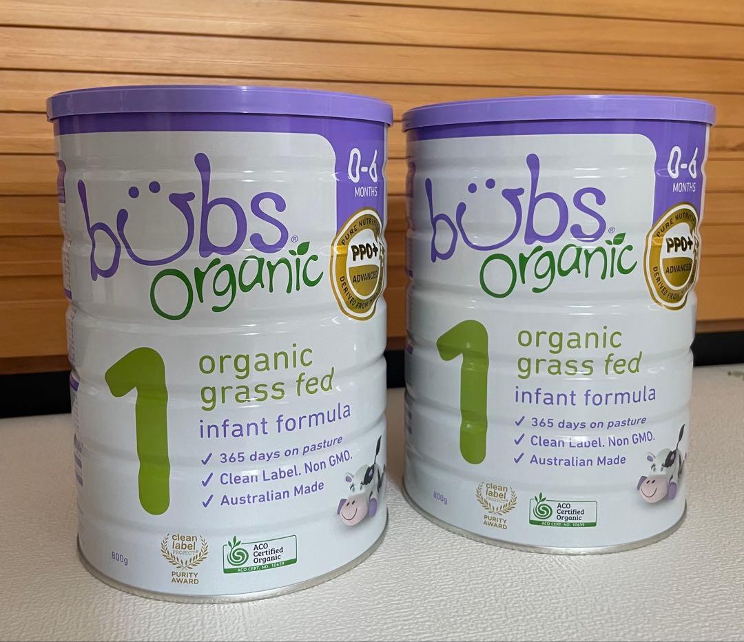 bubs Organic バブズ step1 粉ミルク 2缶セット