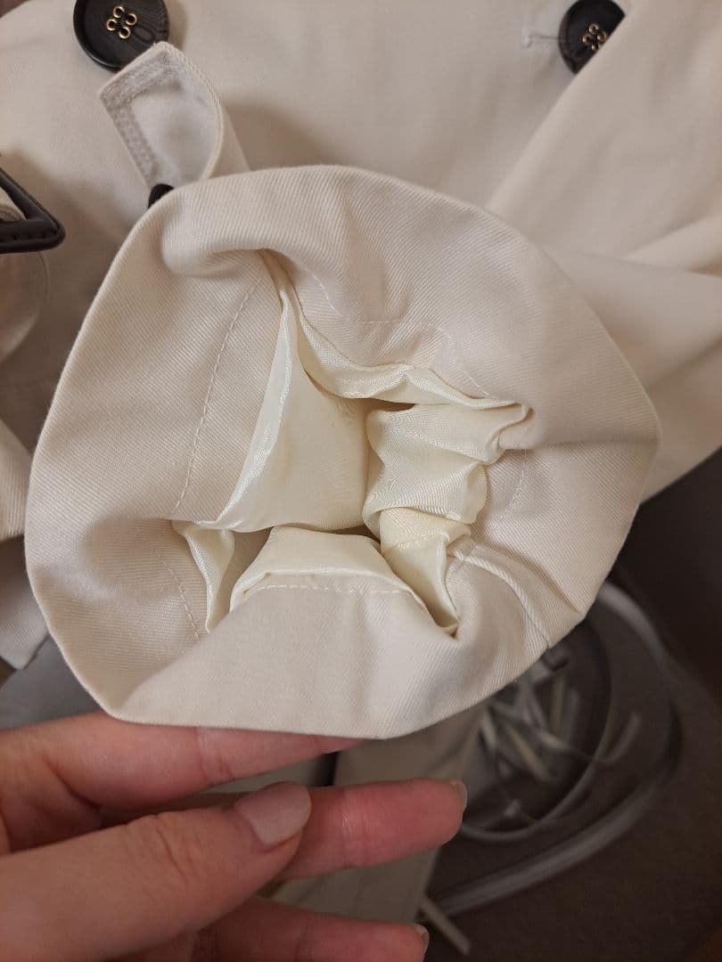 美品anuans 3wayトレンチコート トレンチコート エクリュ色