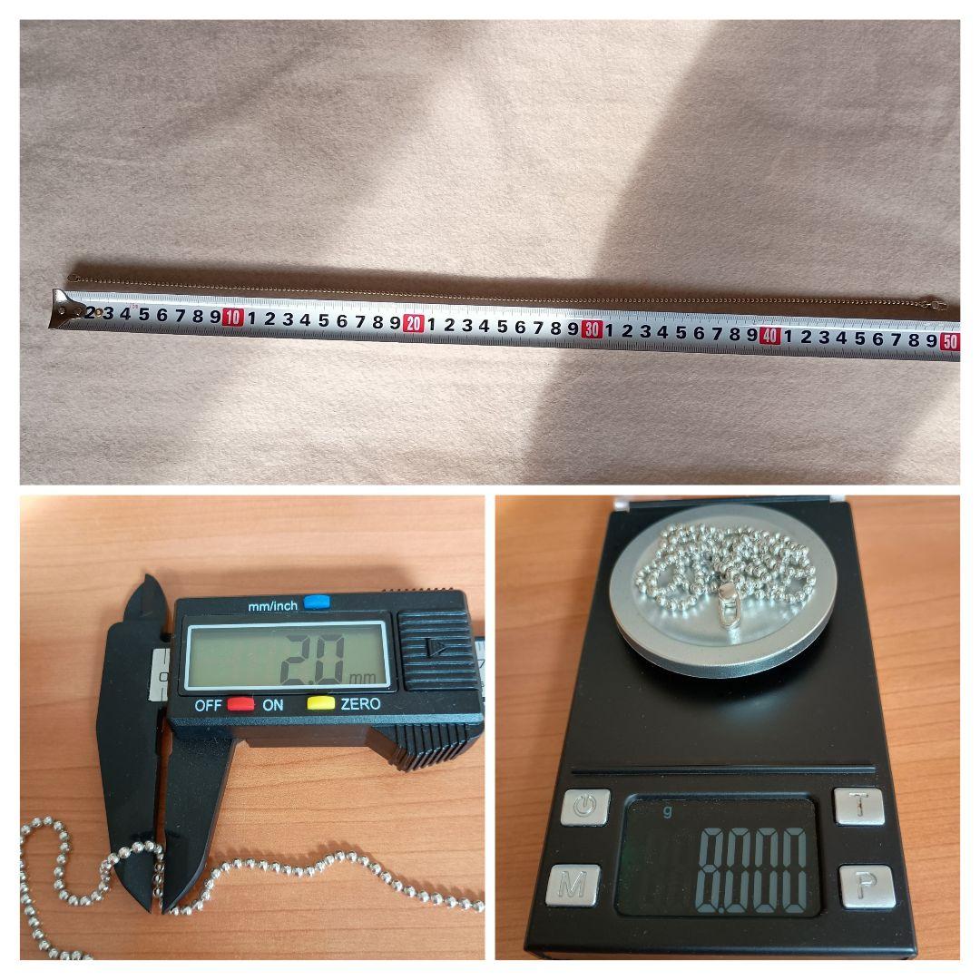 GUCCI ボールチェーン 50cm 2mm幅 SILVER925 ユニセックス