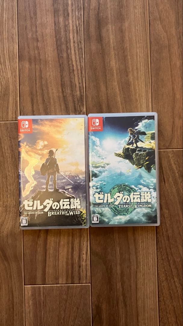 switchソフト　ゼルダの伝説ブレスオブザワイルド&ティアーズオブザキングダム