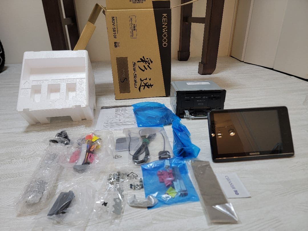 ケンウッドKENWOODカーナビ 彩速 8インチ MDV-S810F